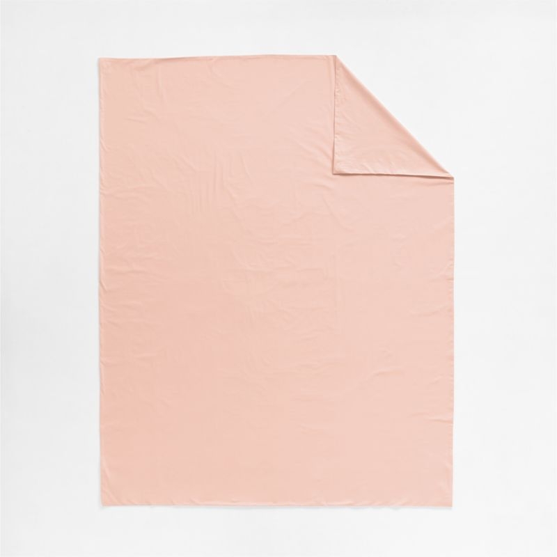 Cozy Cloud Washed Organic Cotton Elegant Pink Twin XL Duvet Cover - Image 4