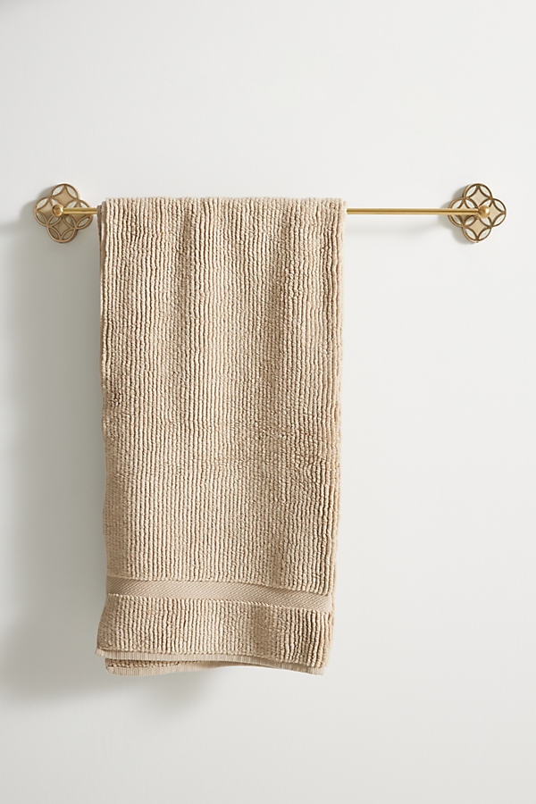 Aleah Inlay Towel Bar By Anthropologie in White Size M - Image 0