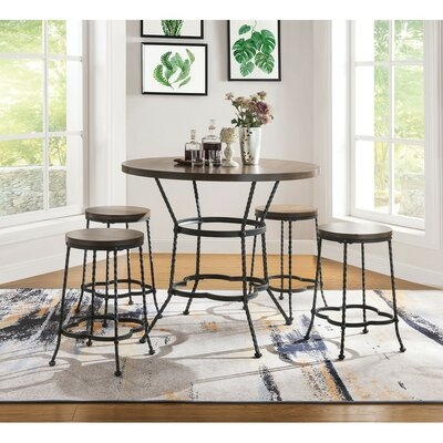 Lamarre 5 - Piece Counter Height Dining Set - Image 0