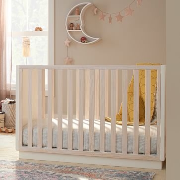 Modernist, Convertible Crib, White, WE Kids - Image 1