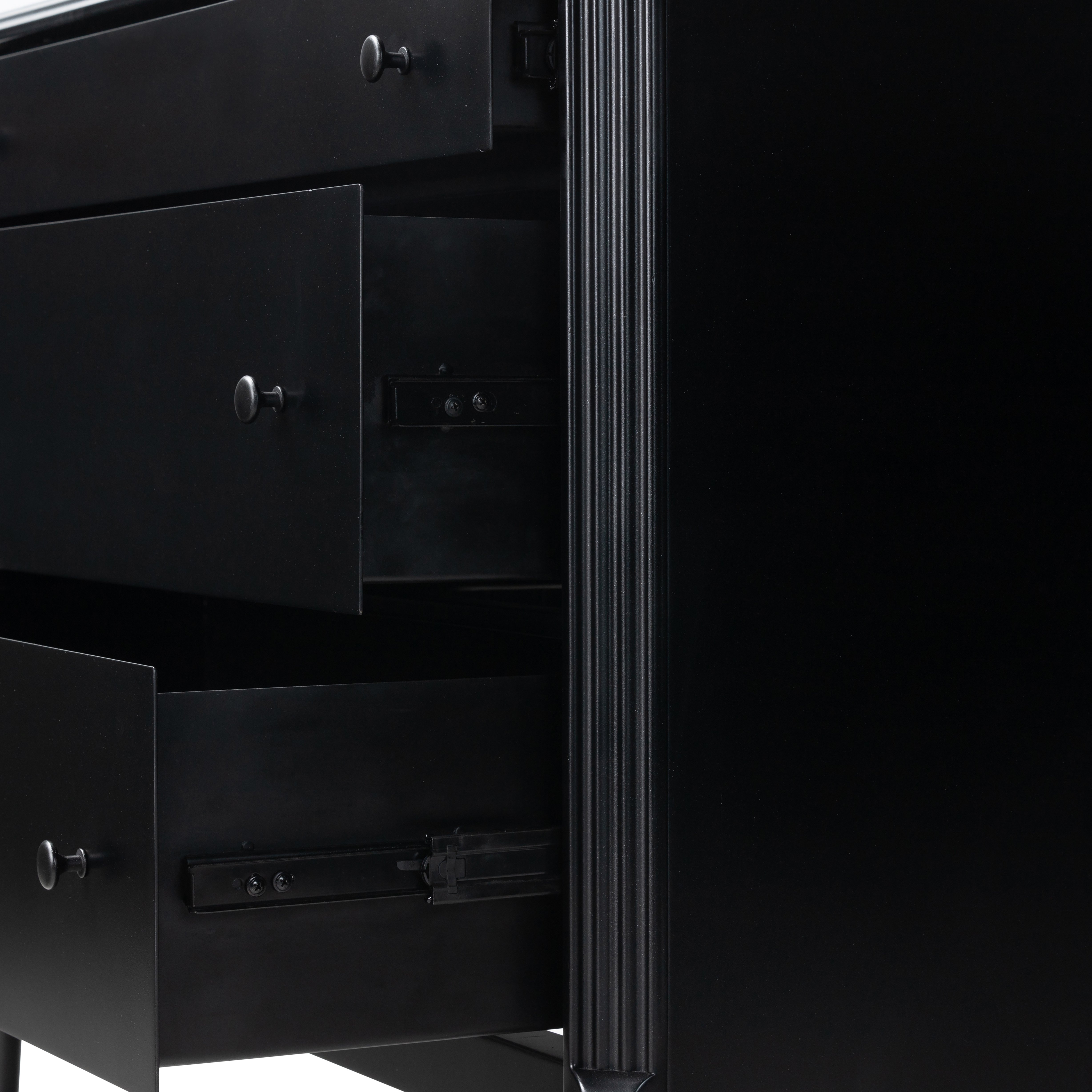 Lendon 3 Drawer Dresser-Black - Image 10