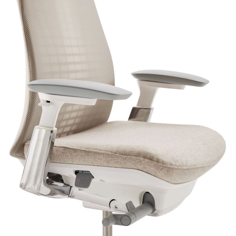 Haworth Fern Upholstered Beach Office Chair - Image 5