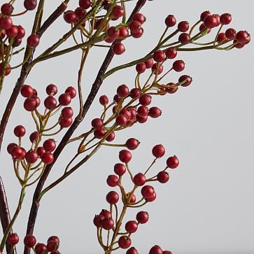 Red Berries Branch, 37in, Red - Image 3