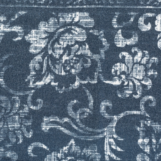 Laurel Lumbar Pillow, 24" x 16", Blue - Image 3
