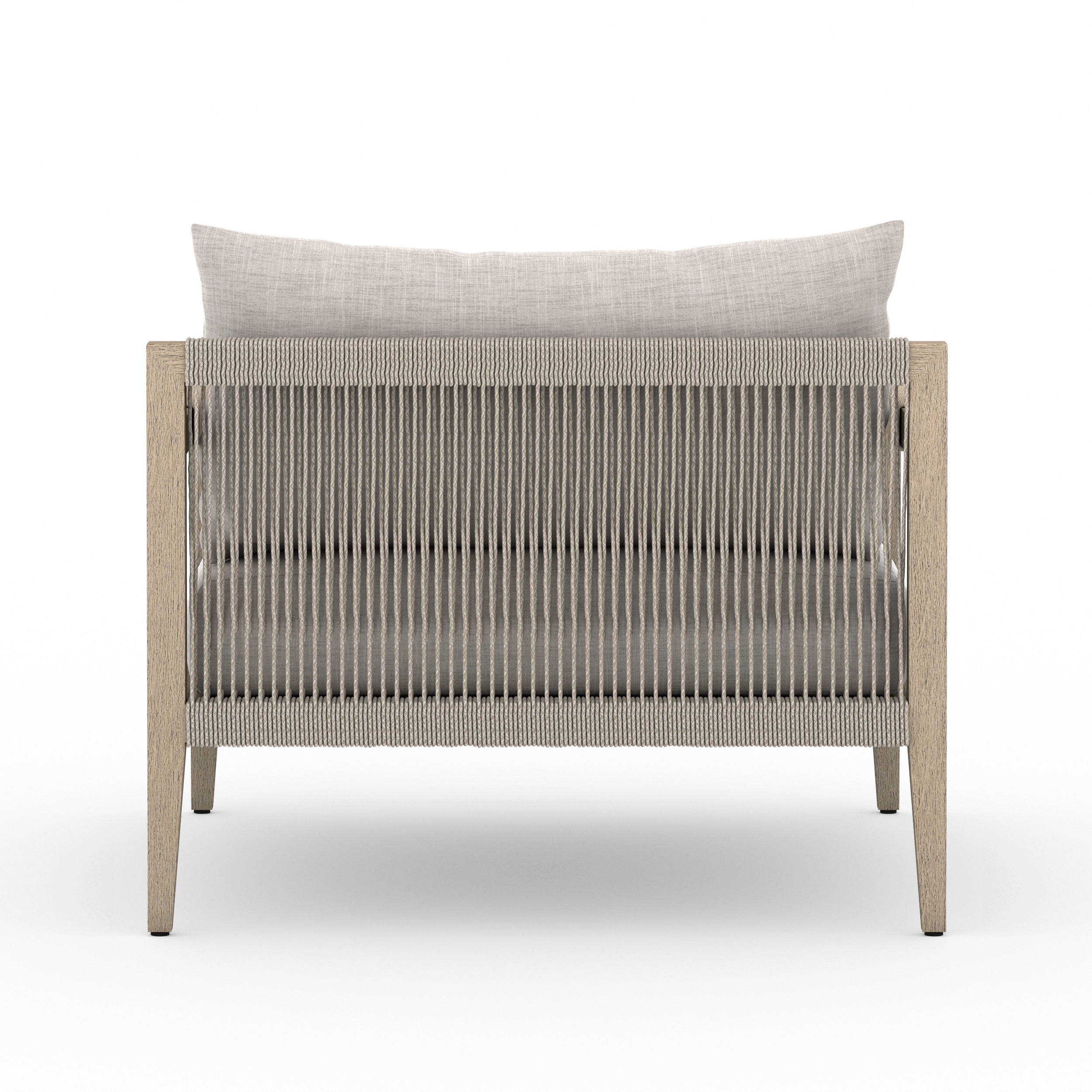 Sherwood Outdoor Chair-Brown/Stone Grey - Image 5