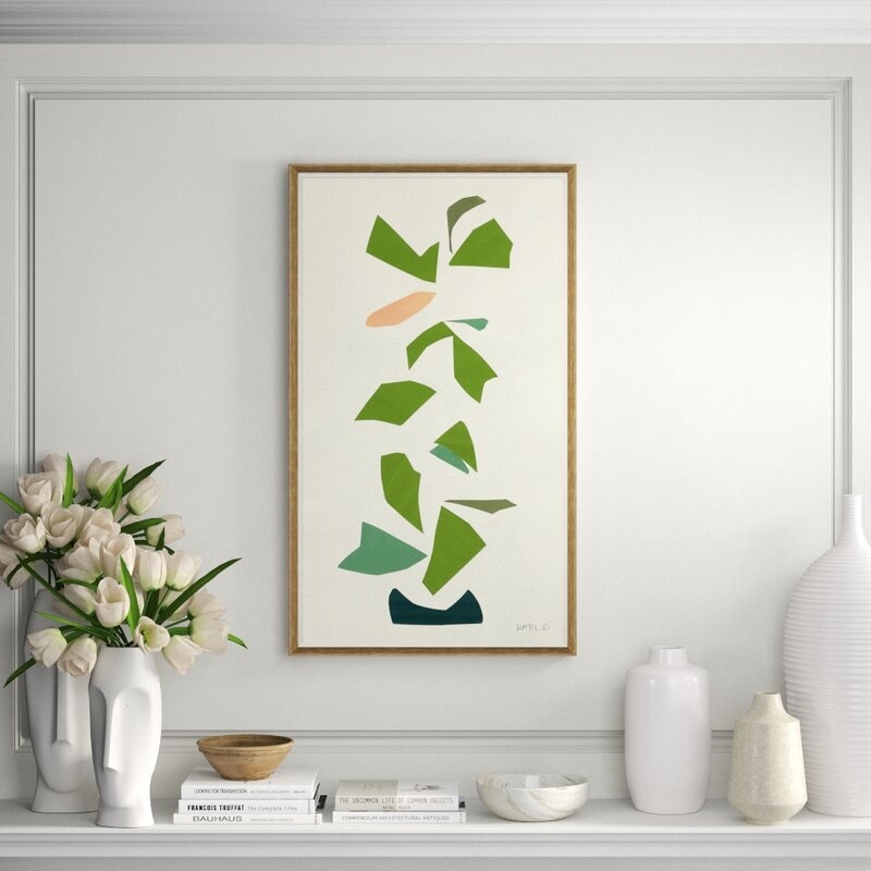 Soicher Marin 'Vine' by Susan Hable - Picture Frame Painting on Paper - Image 0