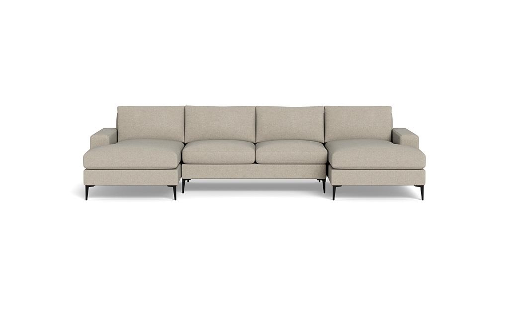 Saylor Wide Arm 3-Piece U-Sectional - Image 0