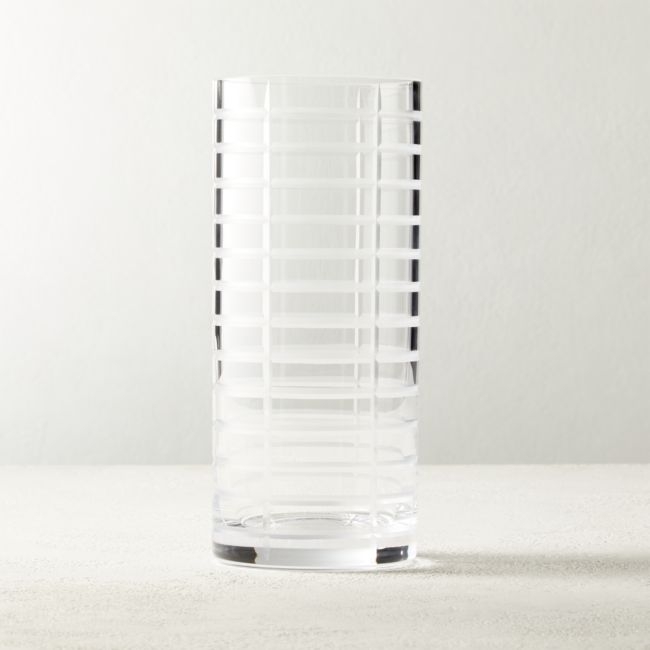 Eyvette Carved Glass Vase - Image 0