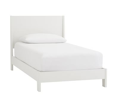 Milo Bed, Twin, Simply White, UPS - Image 0