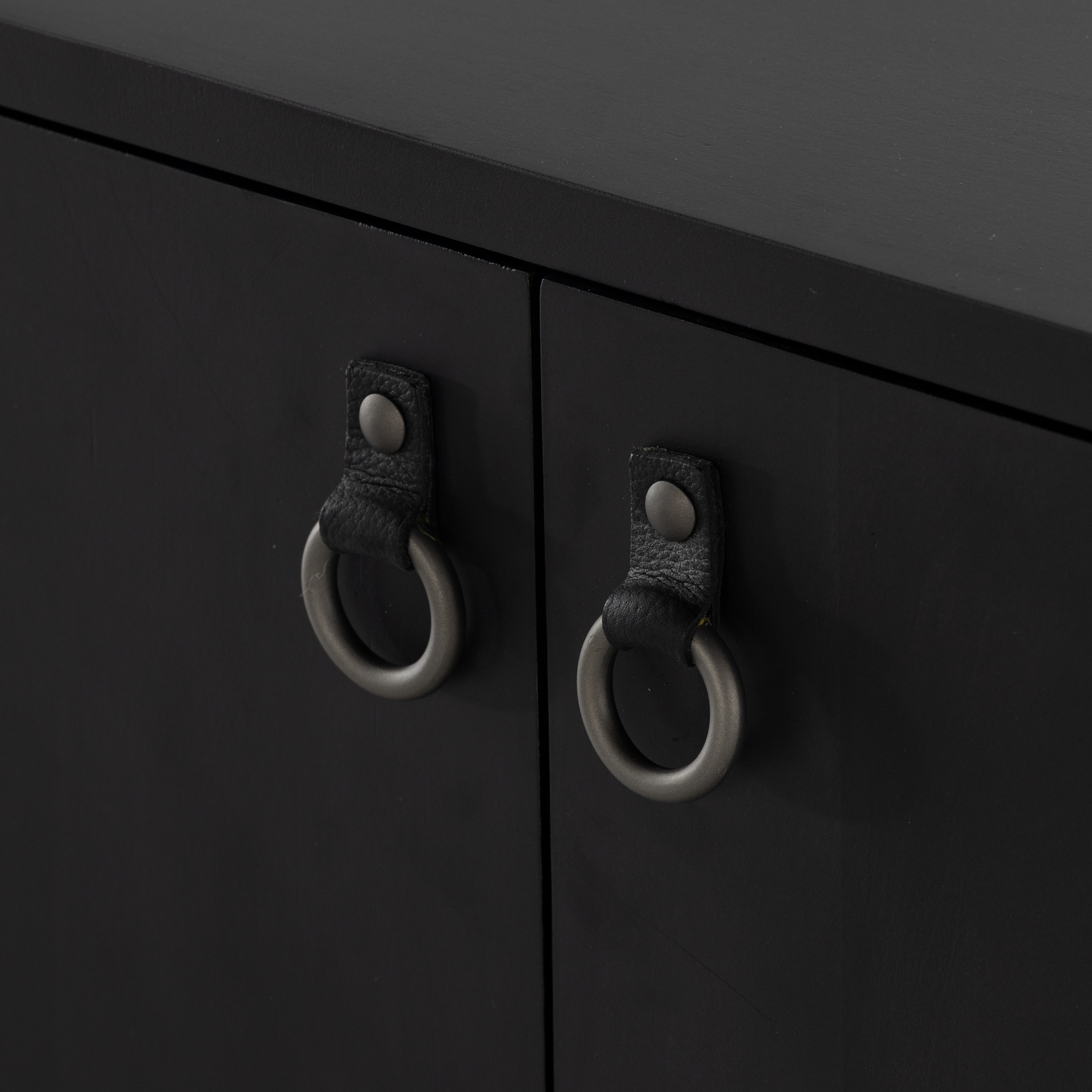 Isador Bar Cabinet - Black Wash Poplar - Image 12