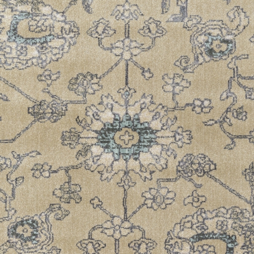 Serene Beige Indoor 8'10" x 12'10" Machine Woven Rug - Image 0