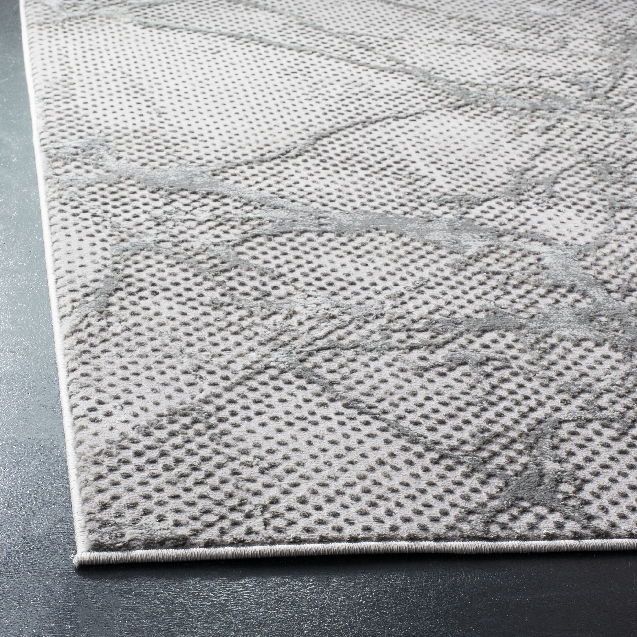 Arlo Home Woven Area Rug, LUR187F, Grey/Grey,  9' X 12' - Image 2