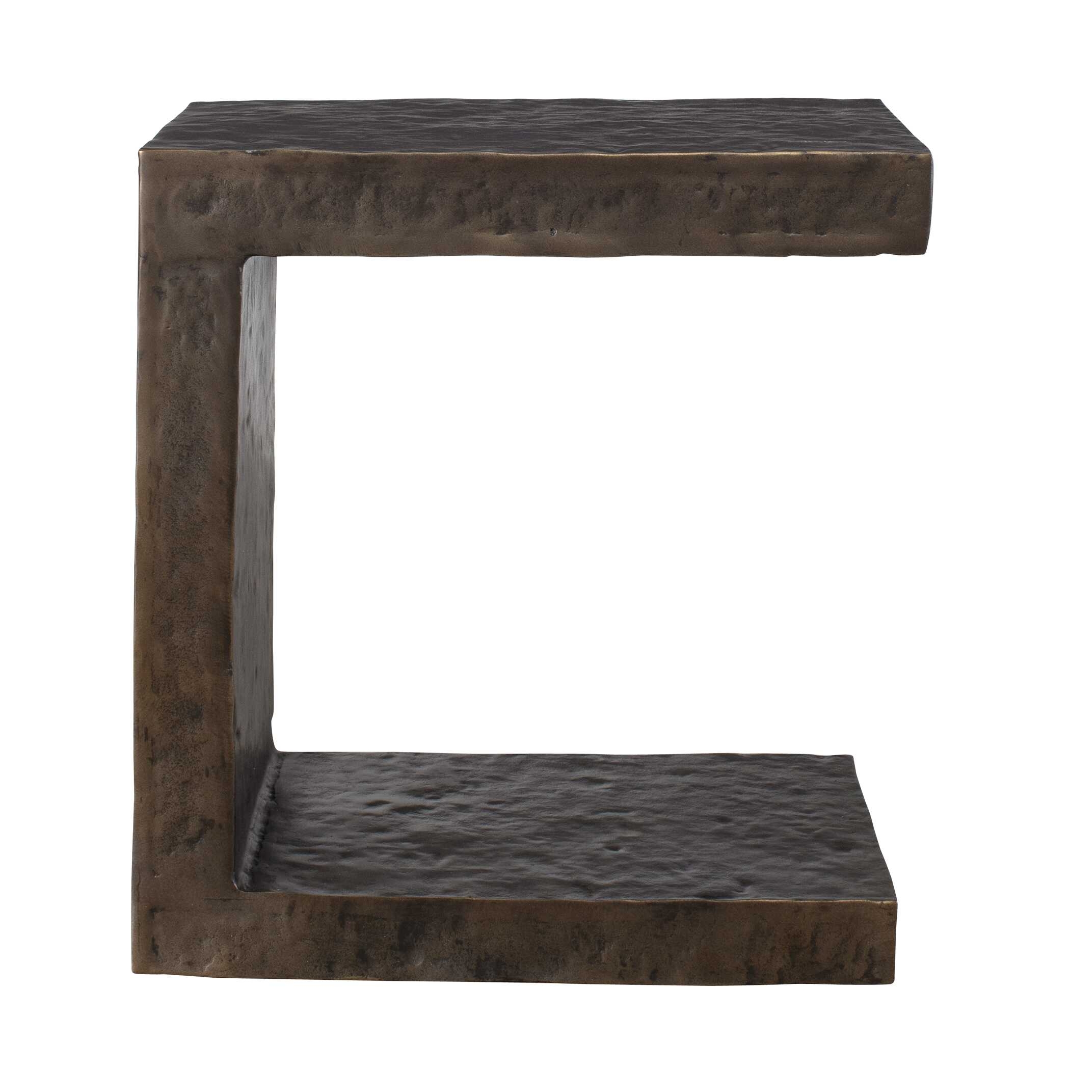 Obra Bronze Outdoor Side Table - Image 9