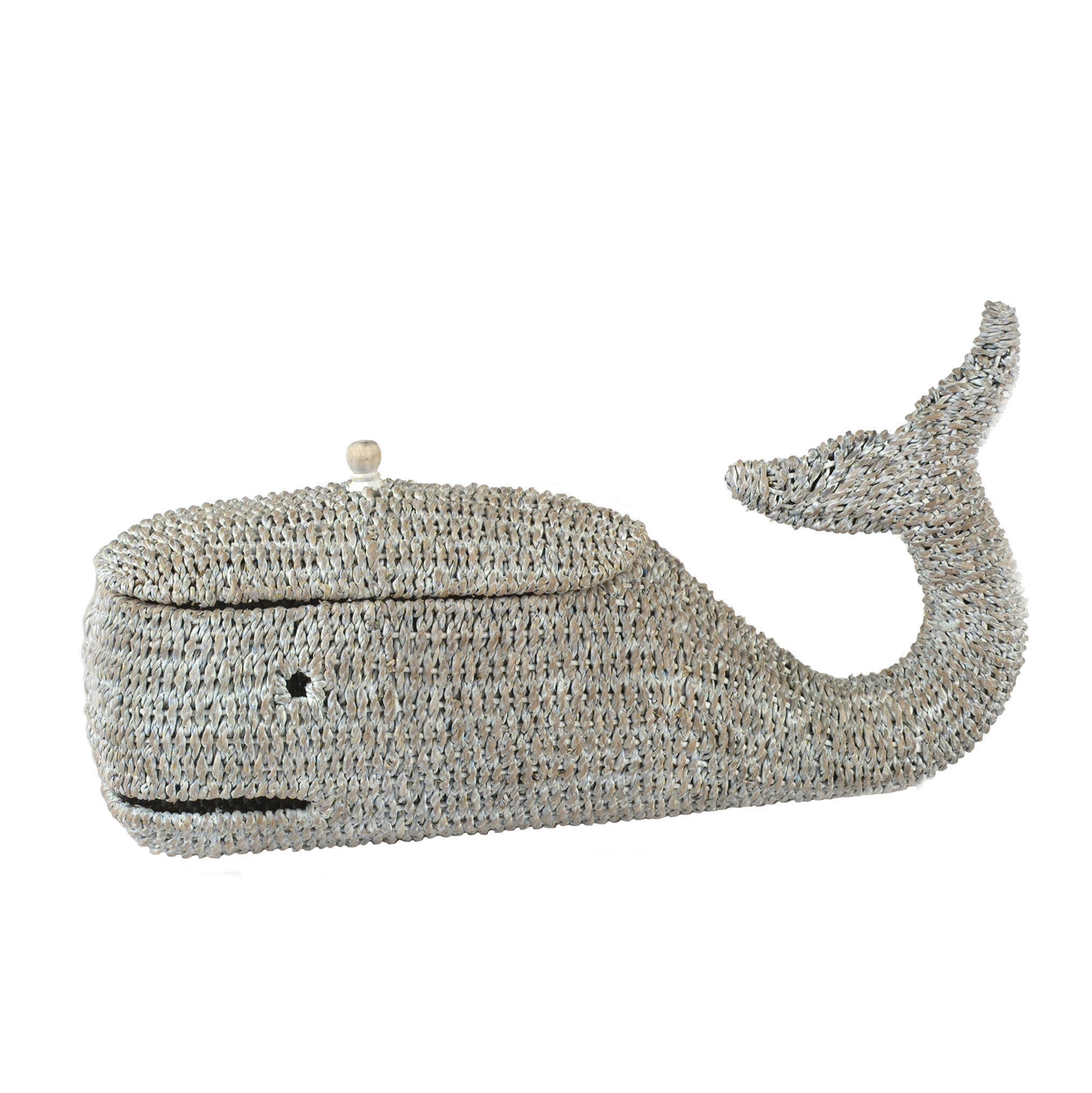 Bankuan Rope Whale Box with Lid - Image 0