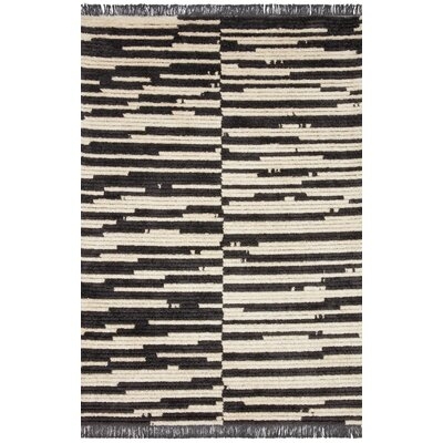 Alice Abstract Cream/Charcoal Area Rug - Image 0