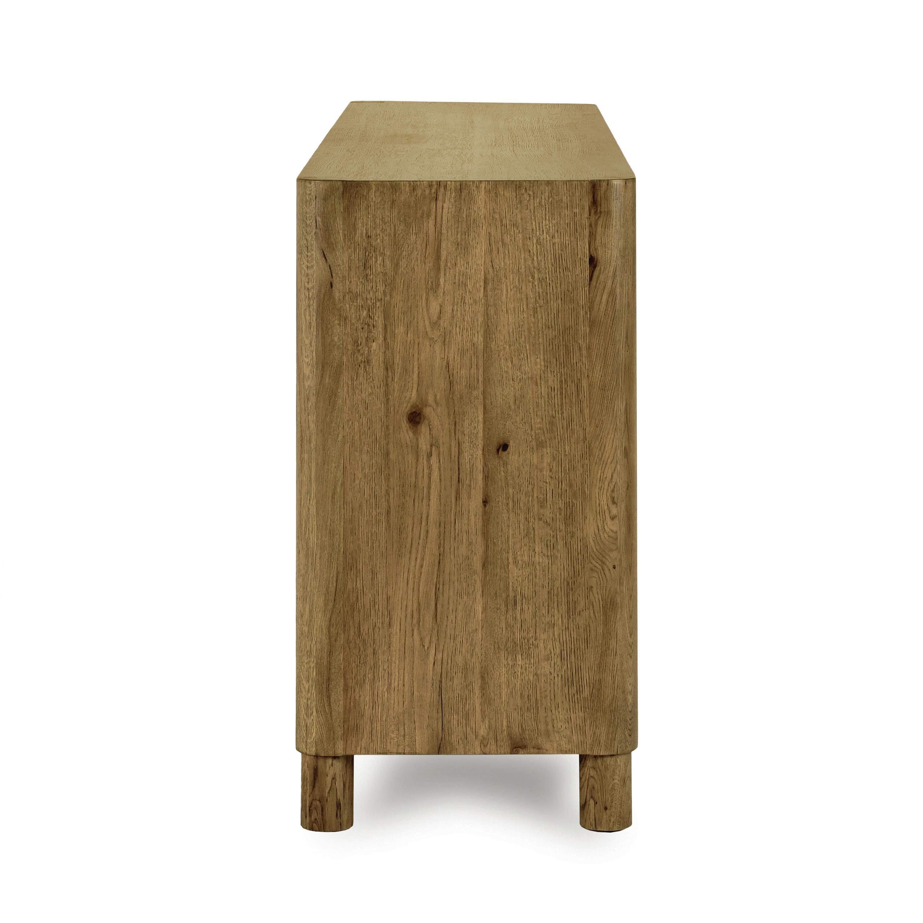 Orlando 4Dr Sideboard Light Brown - Image 2