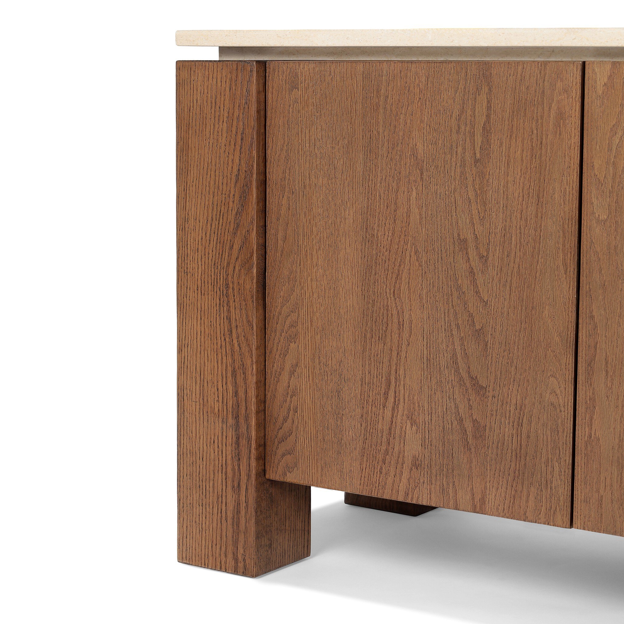 Gibbs Media Console - Tan Oak Veneer - Image 4