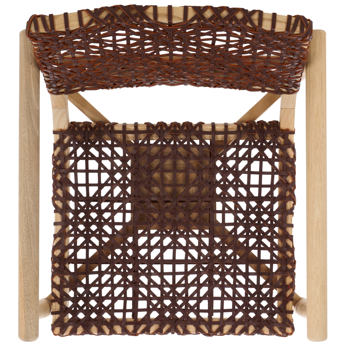 Sianna Accent Chair - Cognac / Natural - Safavieh - Image 5