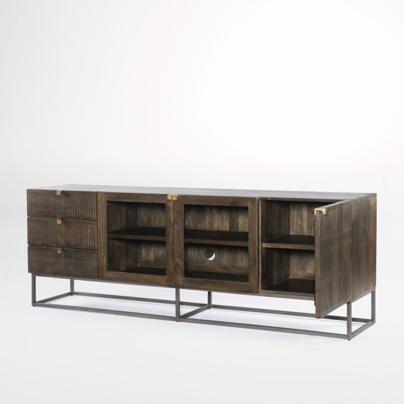 Ivan Storage Media Console with Drawers - Image 1