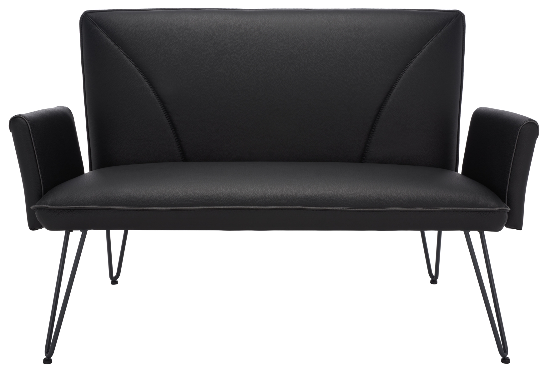 Johannes Settee - Black - Safavieh - Image 0