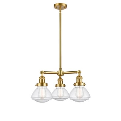 Schofield 3 - Light Candle Style Globe Chandelier - Image 0