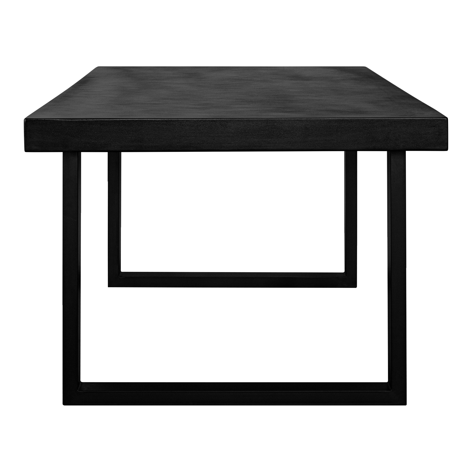Jedrik Large Outdoor Dining Table Black - Image 2