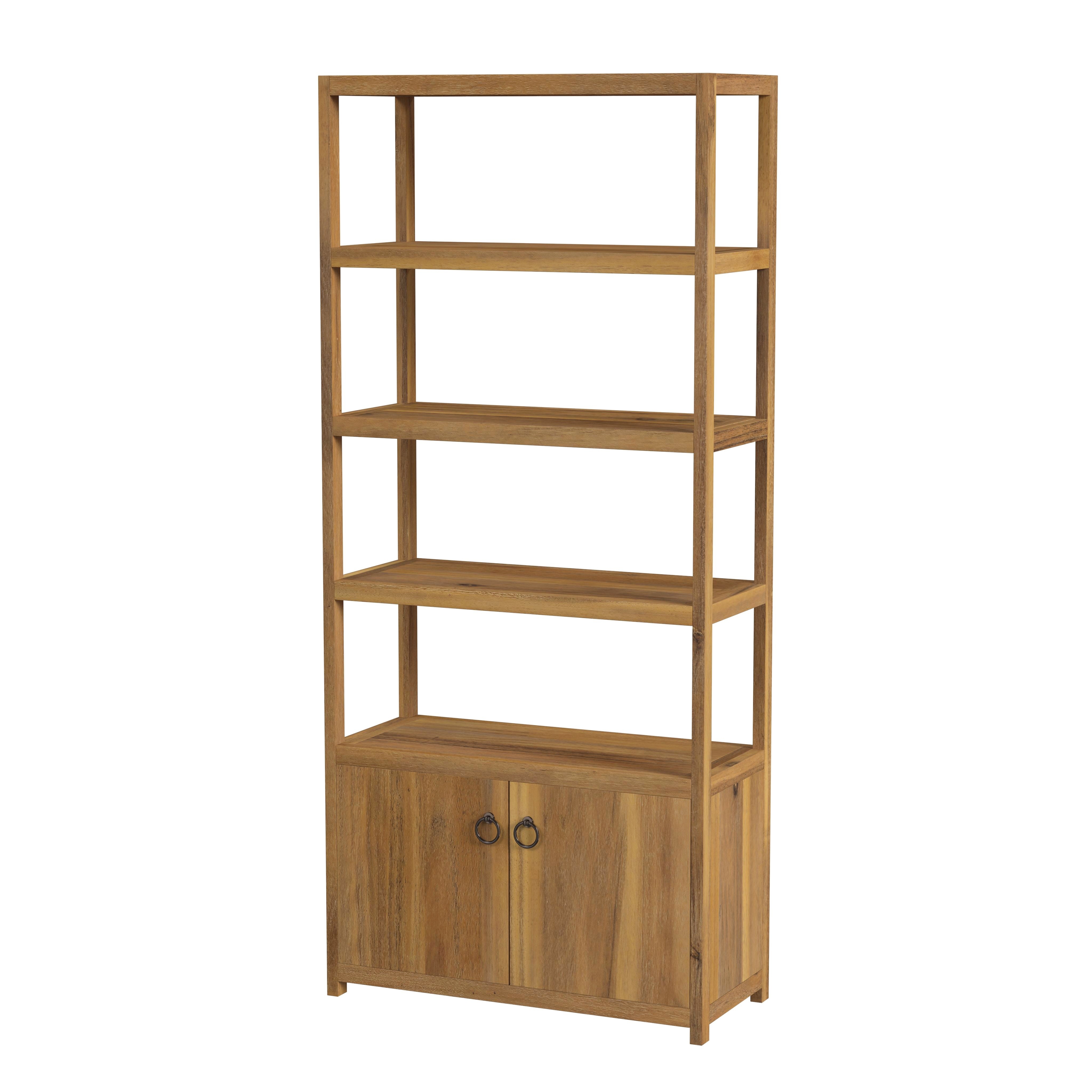 Lark Natural Etagere Bookcase - Image 0