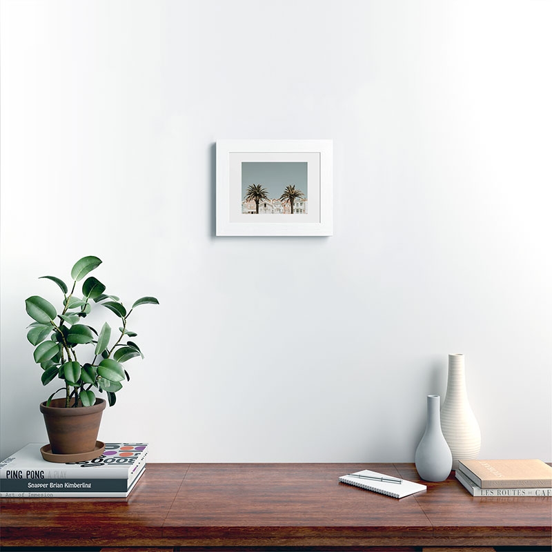 Aveiro by Ingrid Beddoes - Framed Art Print Classic White 11" x 14" - Image 1