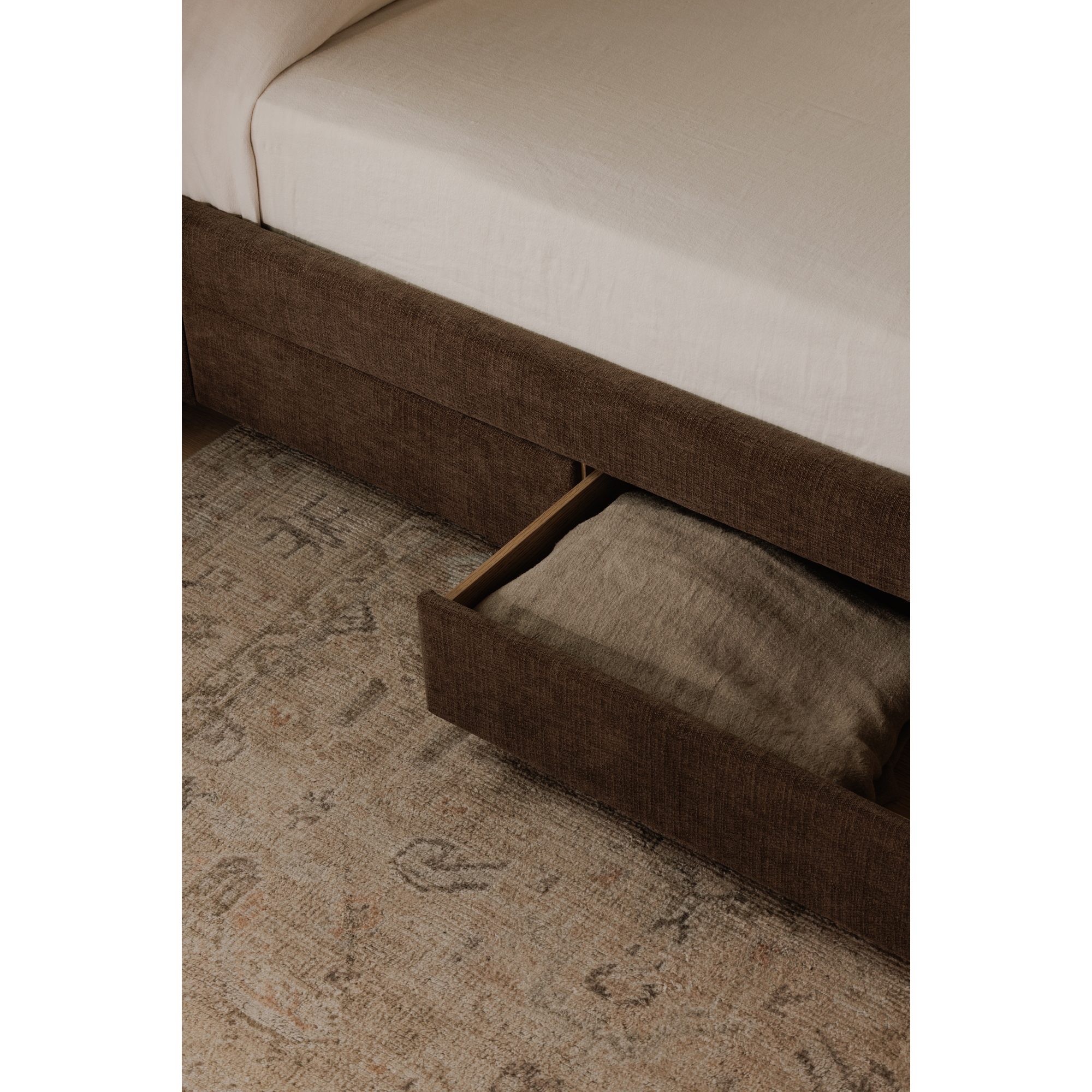 Sophia King Storage Bed Brown - Image 14