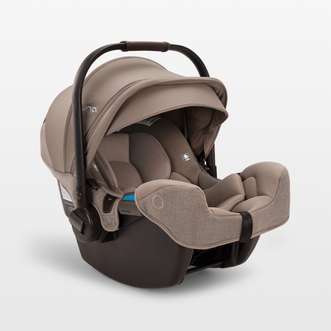 Nuna ® PIPA ™ rx Cedar Brown Reclining Infant Car Seat + PIPA RELX ™ Base - Image 0