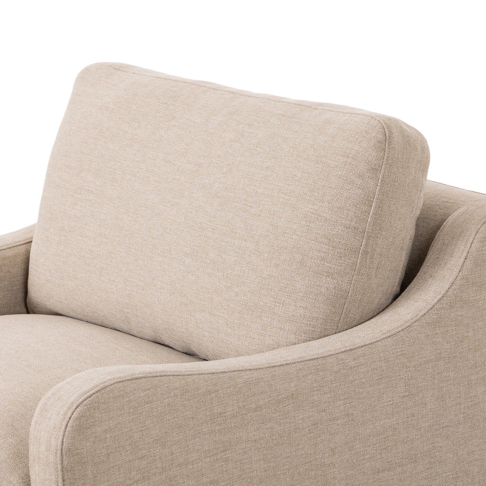 Aurelia Outdoor Swivel Chair - Alessi Buff by Amber Lewis x Four Hands - Image 5