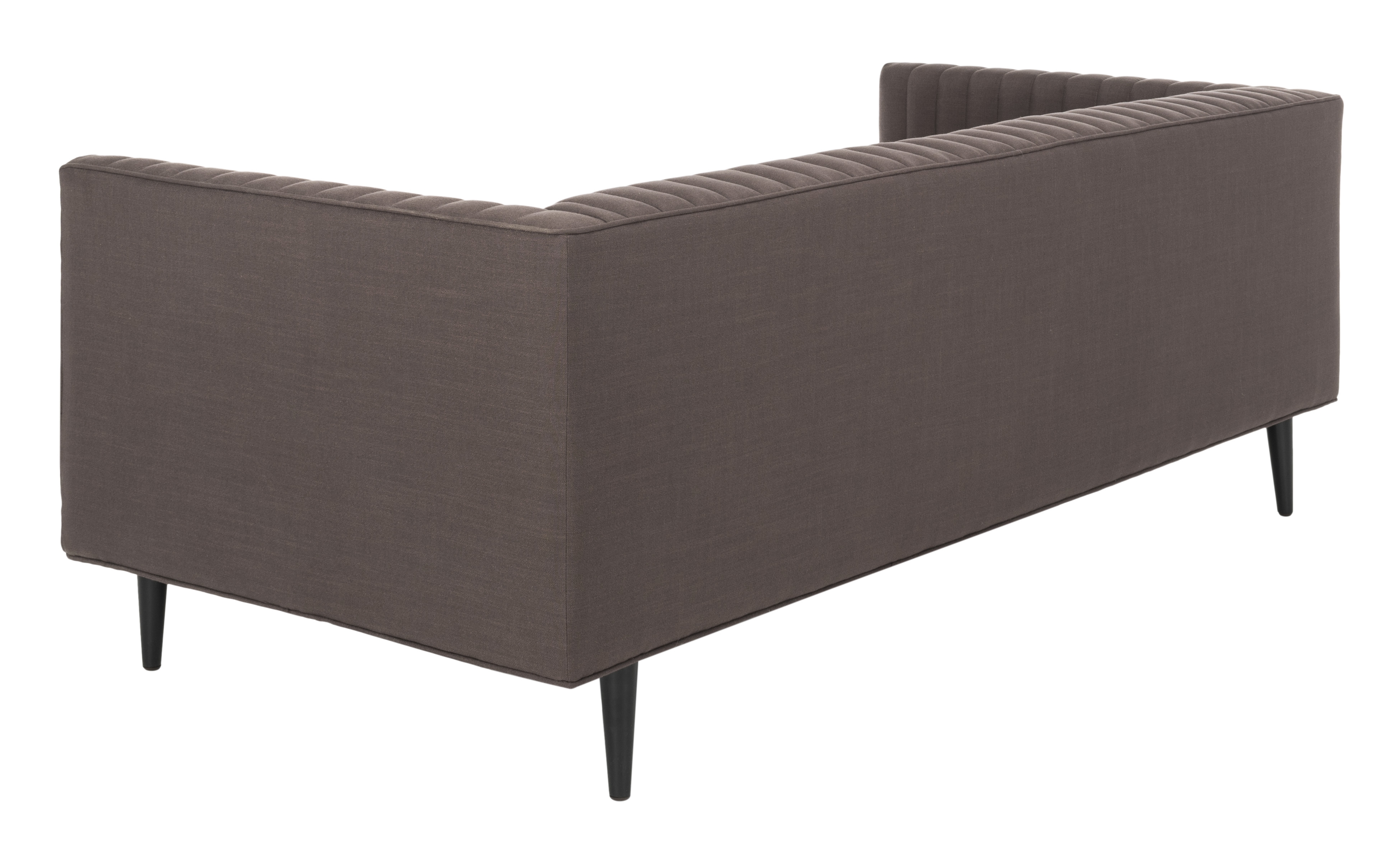Carmina Channeled Linen Sofa - Brown - Arlo Home - Image 5