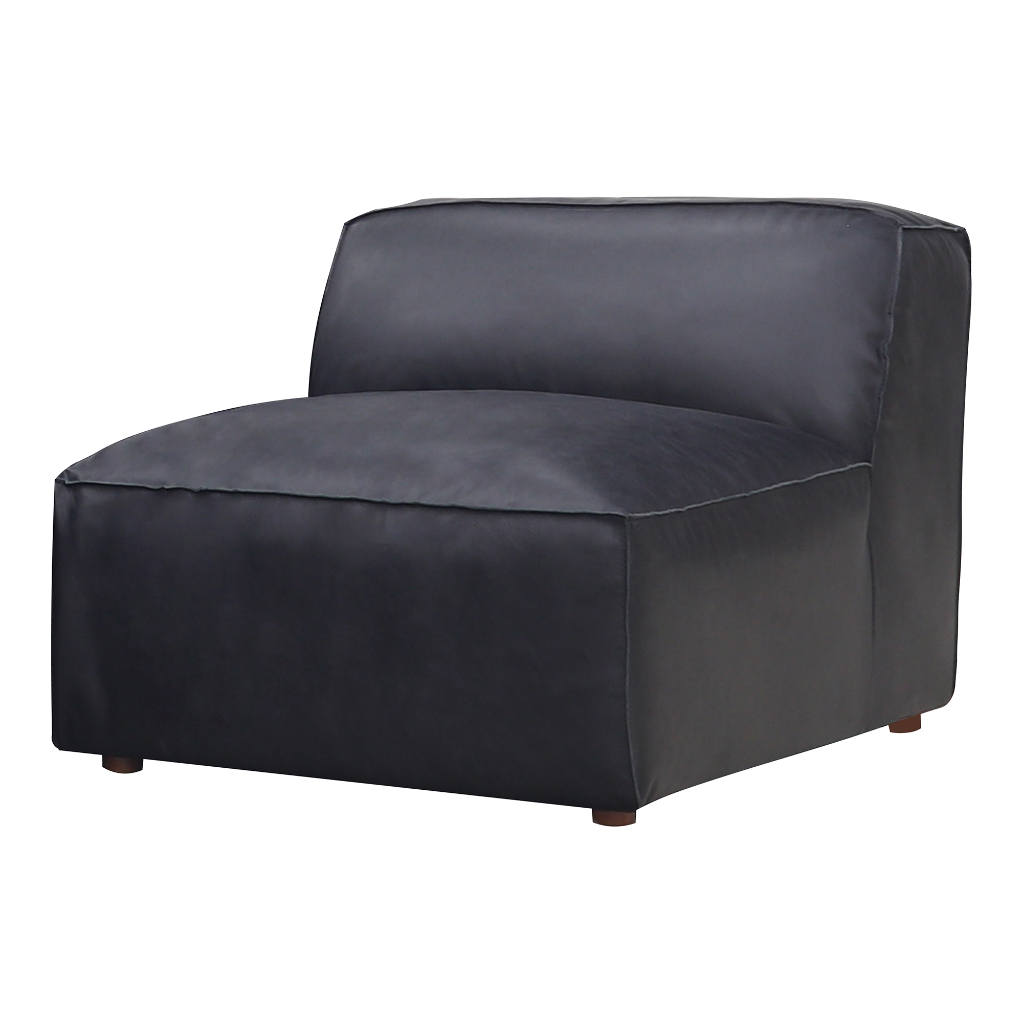 Form Slipper Chair Vantage Black Leather - Image 2