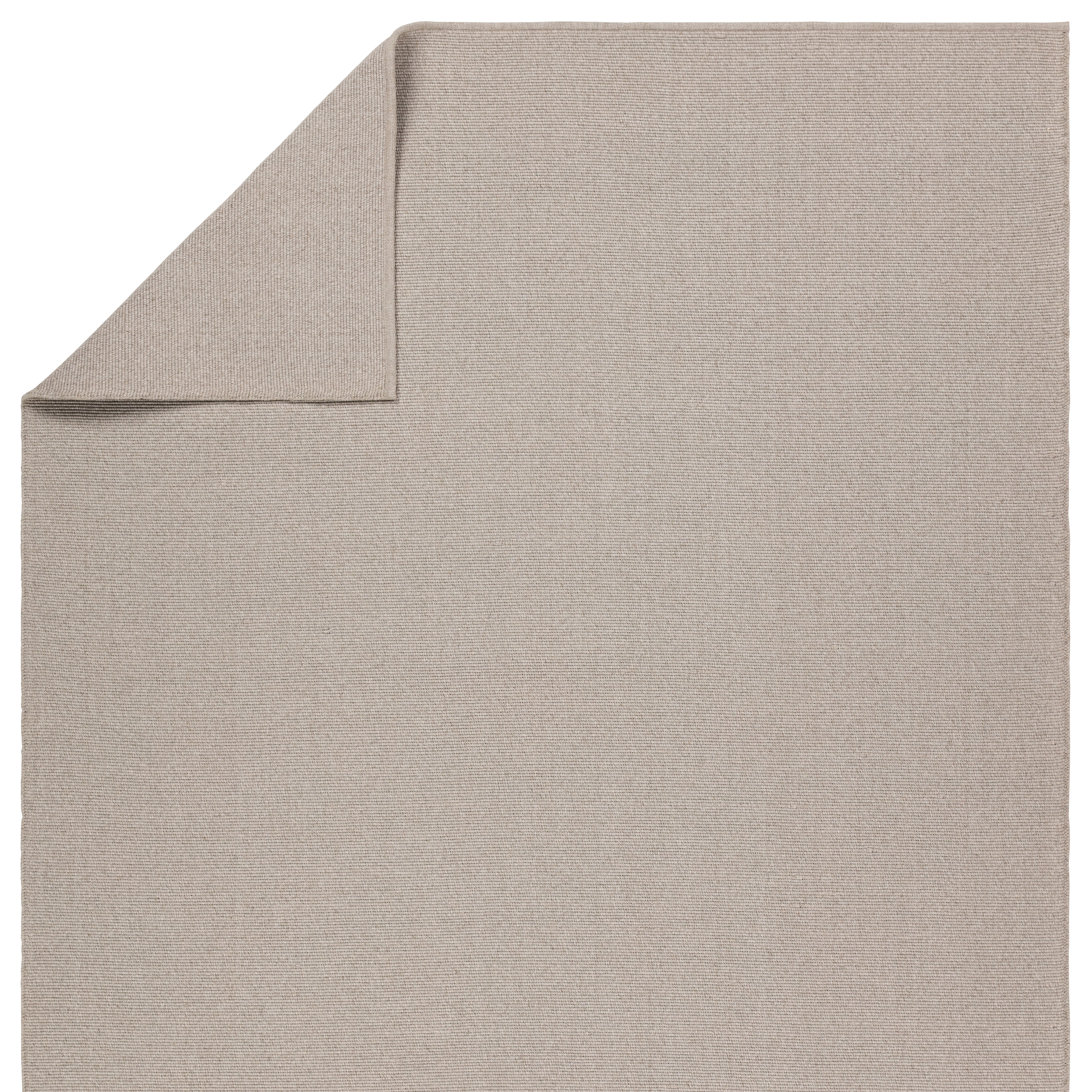 Texel FLI01 Handmade Solid Taupe Area Rug (5'x8') - Image 2