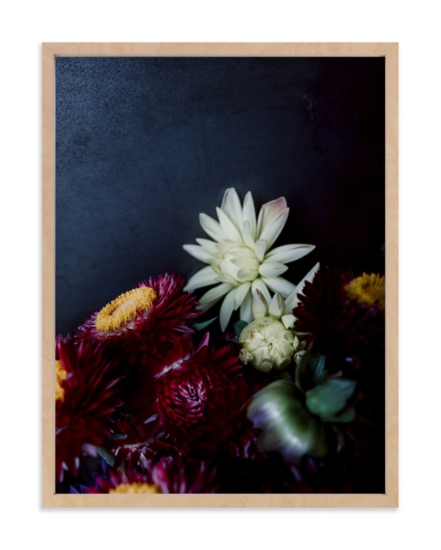 Dark Fall Flowers Limited Edition Fine Art Print 1 - Image 0