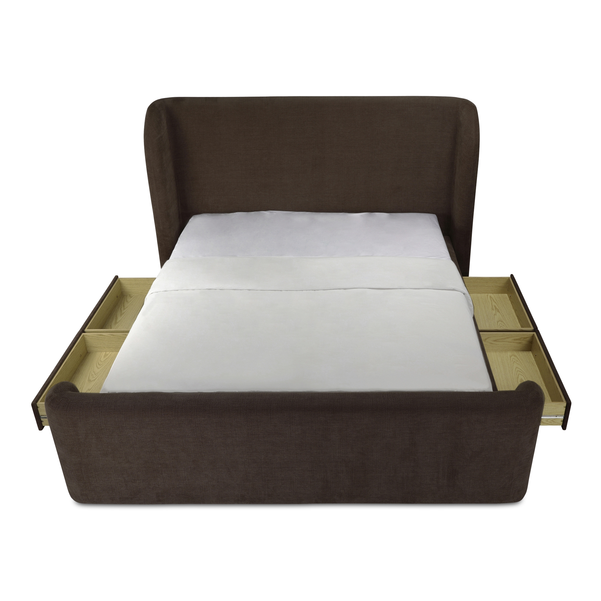 Sophia King Storage Bed Brown - Image 2