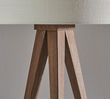 Axson Wood Table Lamp, Rosewood - Image 1