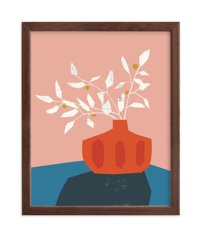 Mid Century Vase Limited Edition Fine Art Print 1 - Image 0