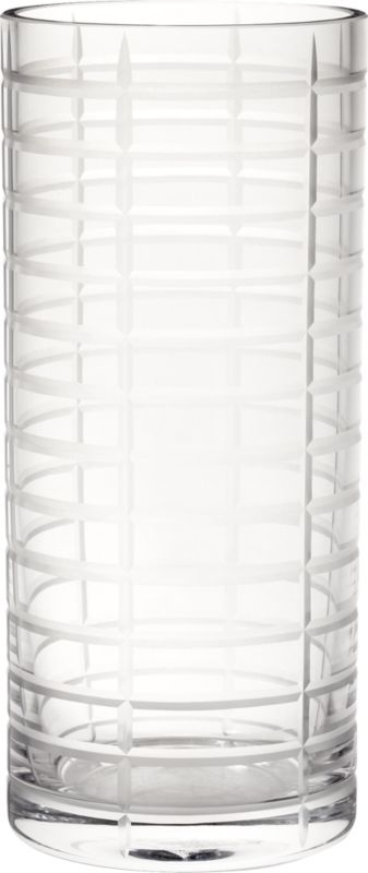 Eyvette Carved Glass Vase - Image 2