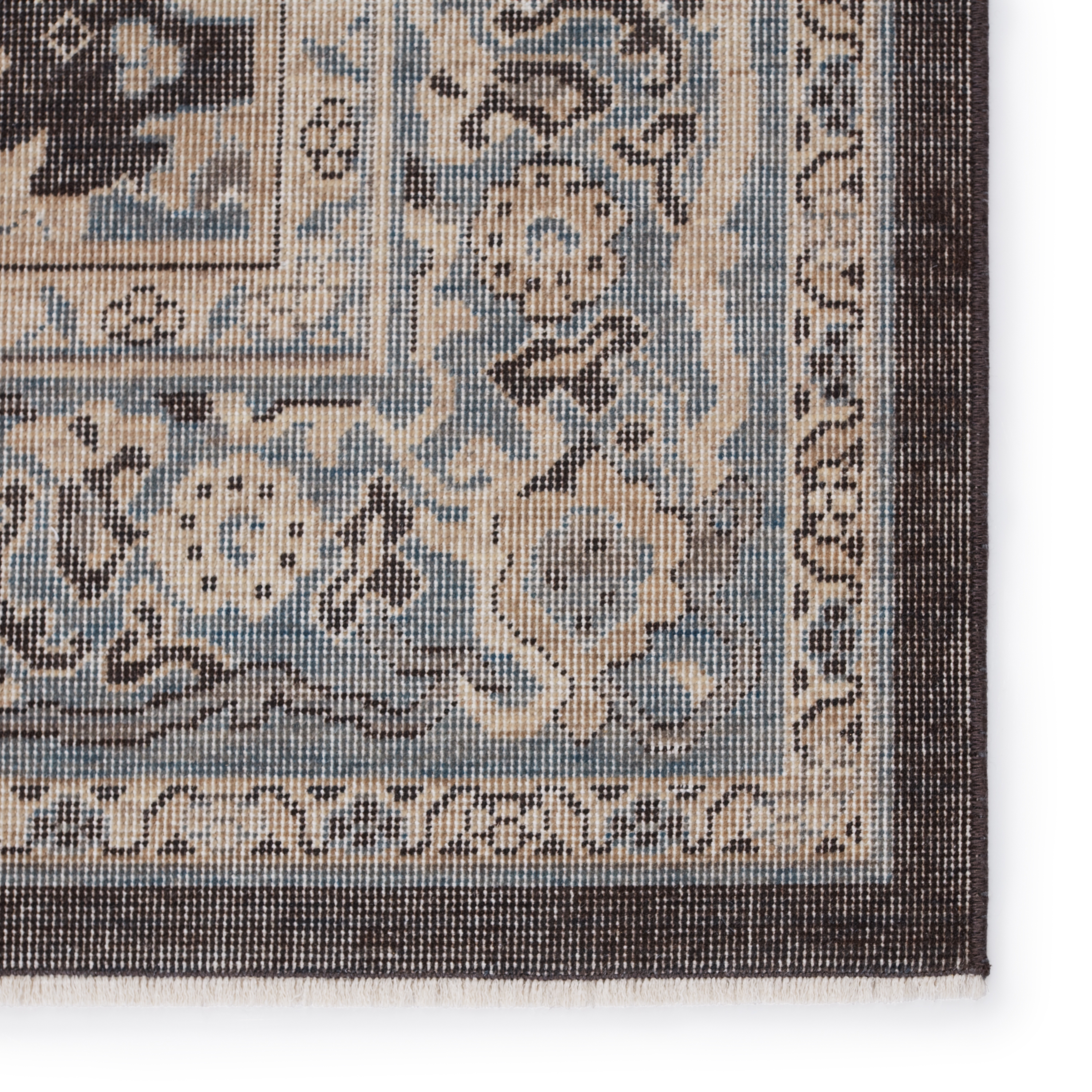 Elynor Oriental Dark Gray/ Beige Area Rug (6'5"X9'9") - Image 3
