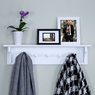Floating Coat and Hat Wall Mounted Coat Rack - Image 0