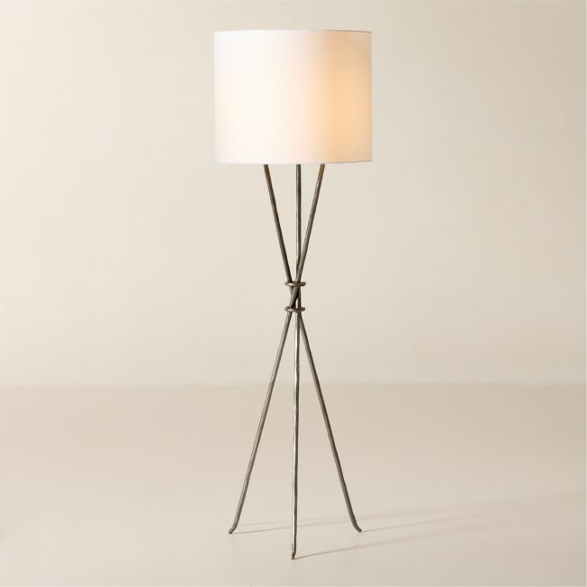 Vikos Iron Tripod Floor Lamp - Image 0