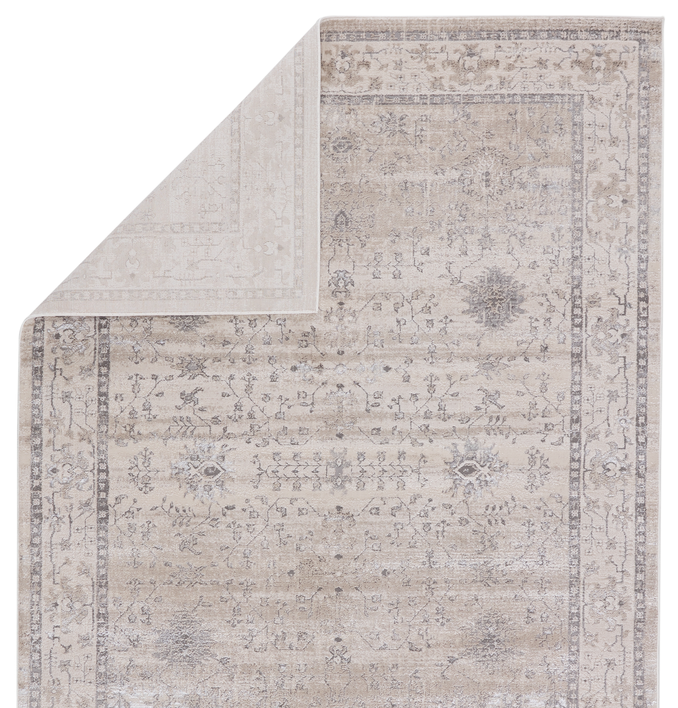 Fawcett Oriental Gray Area Rug (6'7"X9'6") - Image 2