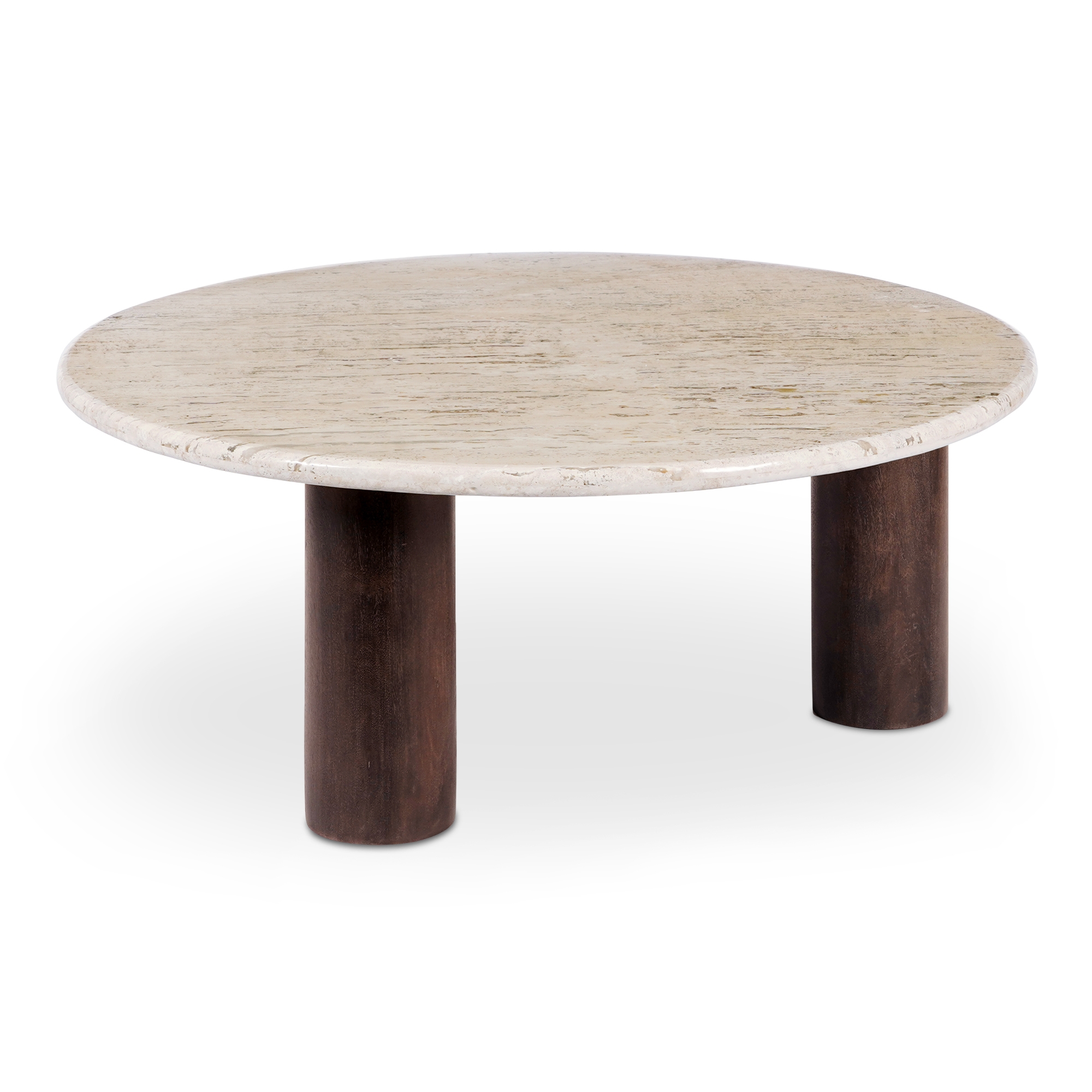 Landon Coffee Table Beige Travertine - Image 2