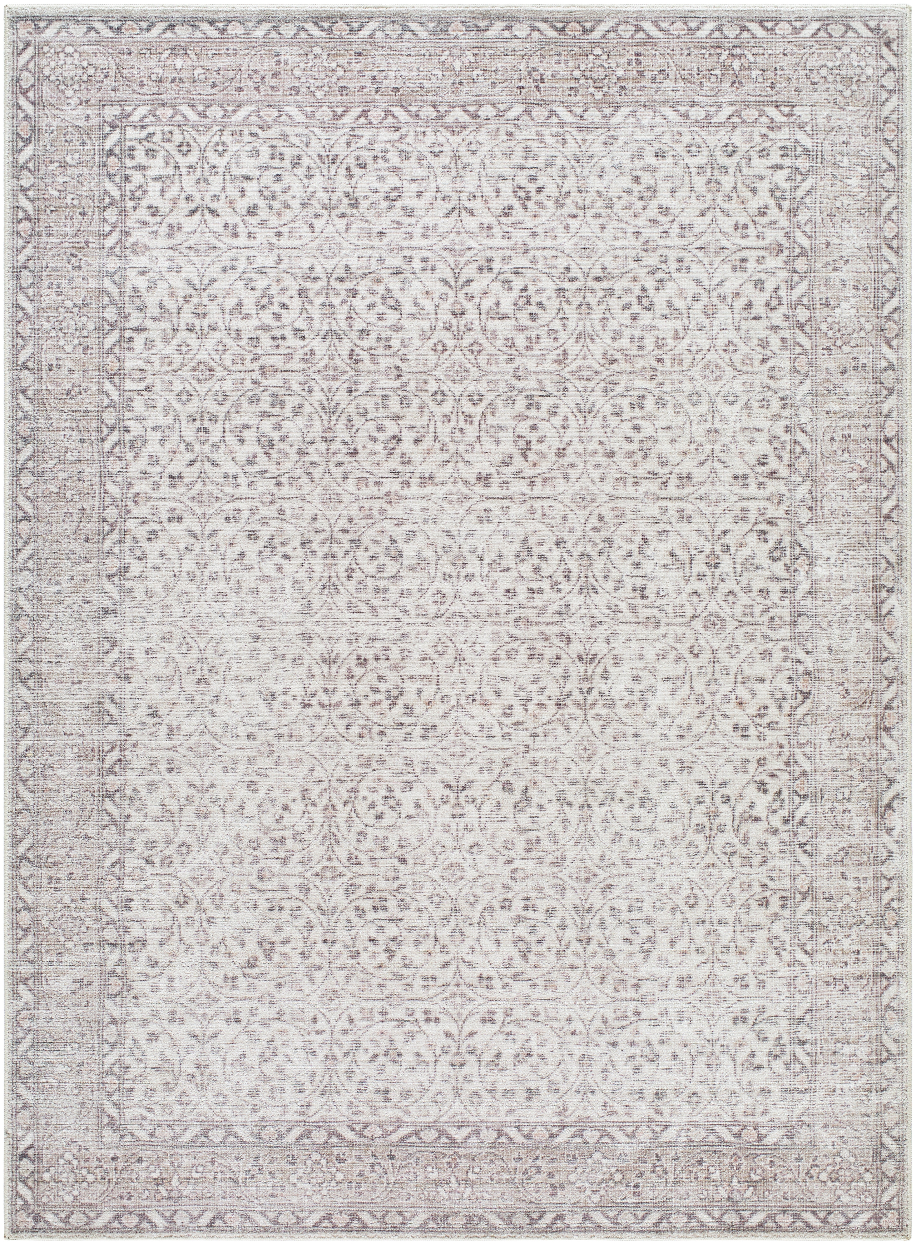 Livabliss Spokane White Indoor 2'6" x 7'3" Machine Woven Rug - Image 0