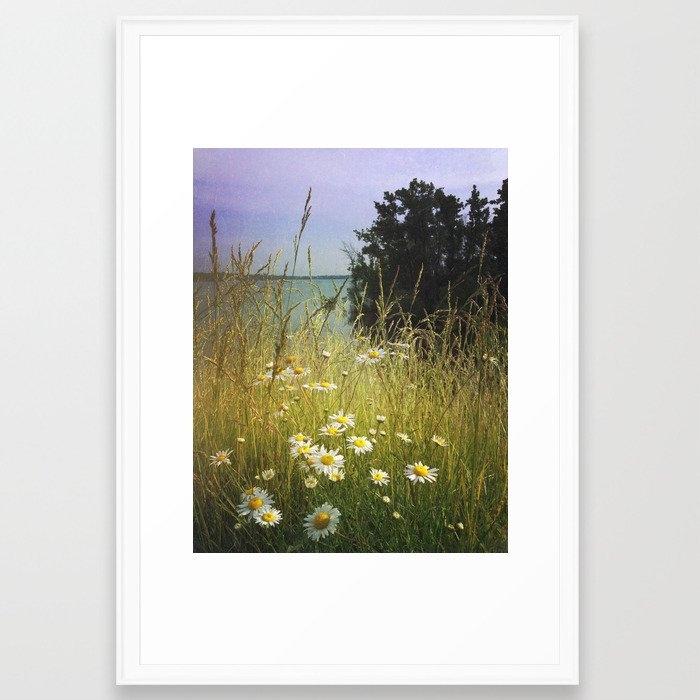 Summer Solstice Framed Art Print by Olivia Joy St.claire - Cozy Home Decor, - Scoop White - LARGE (Gallery)-26x38 - Image 0