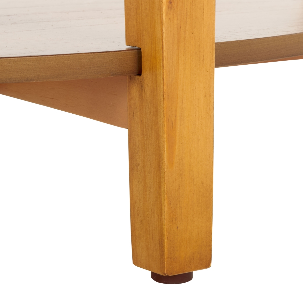 Leonardi Oval Wood Accent Table - Natural - Image 3