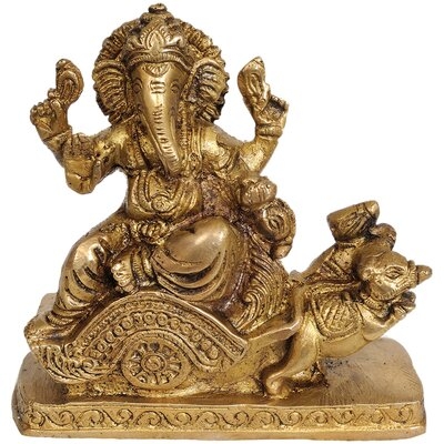 Lord Ganesha Riding On Mouse Chariot - Image 0