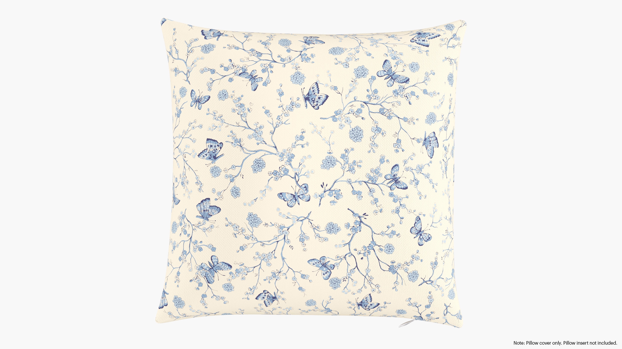 Throw Pillow Cover 18", Delft Mariposa, 18" x 18" - Image 0