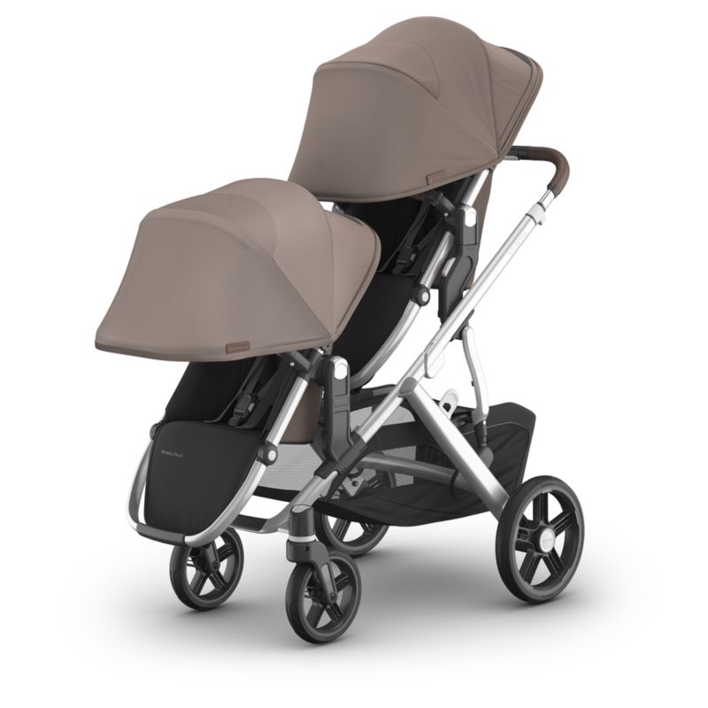 UPPAbaby ® RumbleSeat V3 Theo Dark Taupe with Silver Frame Baby Stroller Seat - Image 6
